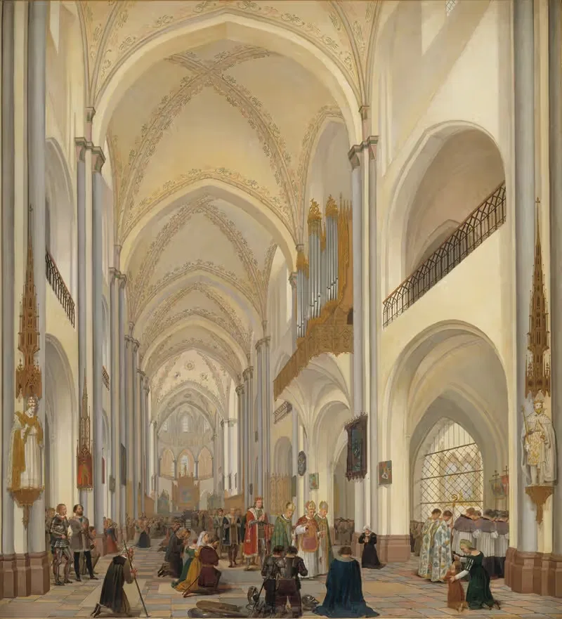 The Interior Of Roskilde Cathedral — Ditlev Martens