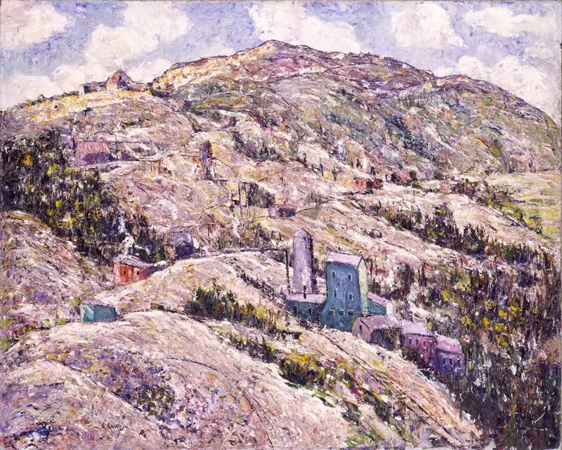 Золотодобыча, Криппл-Крик by Эрнест Лоусон, 1929 — digital art print download