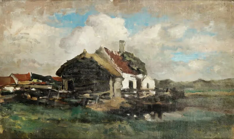 The Abandoned House by Félicien Rops — digital art print download