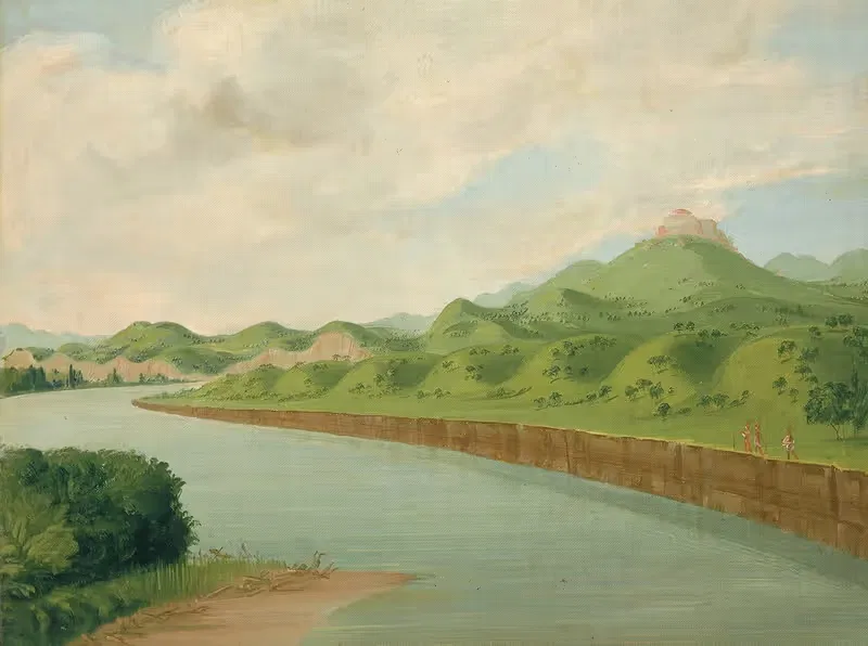 The Tower, 1100 Miles Above St. Louis — George Catlin