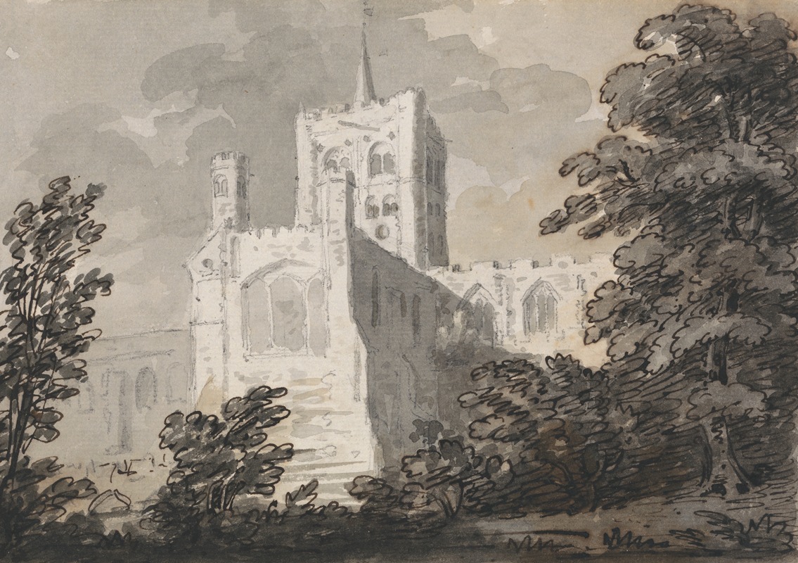 Abbey Church at St. Albans — George Howland Beaumont