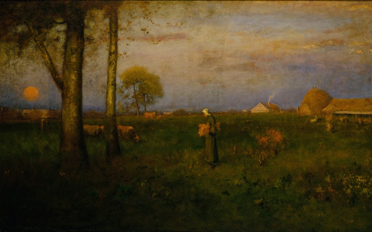 Sundown by George Inness, 1884 — digital art print download