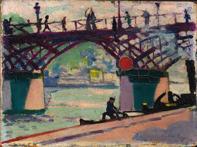 Pont Des Arts by Henry Lyman Saÿen, 1908-1911 — digital art print download