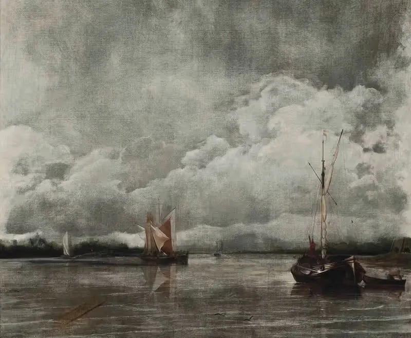 Hoys In A Calm — Hendrick Jacobsz. Dubbels