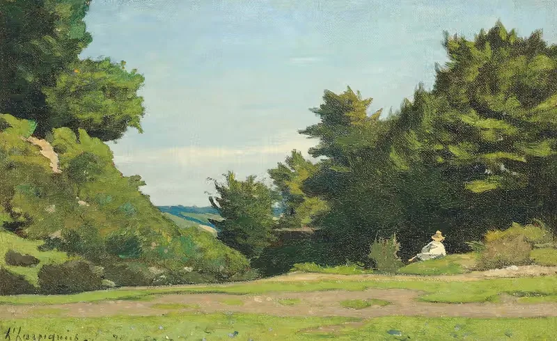 Отдых на природе by Анри-Жозеф Арпиньи, 1879 — digital art print download