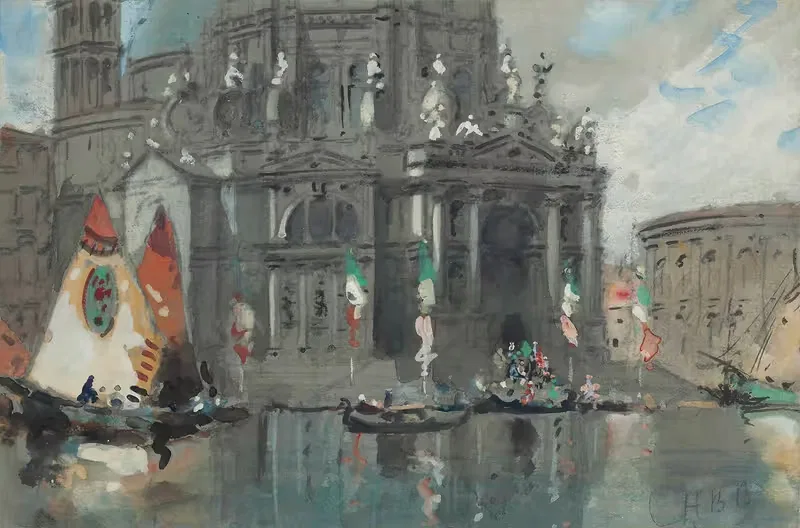 Santa Maria Della Salute, Venice — Hercules Brabazon Brabazon