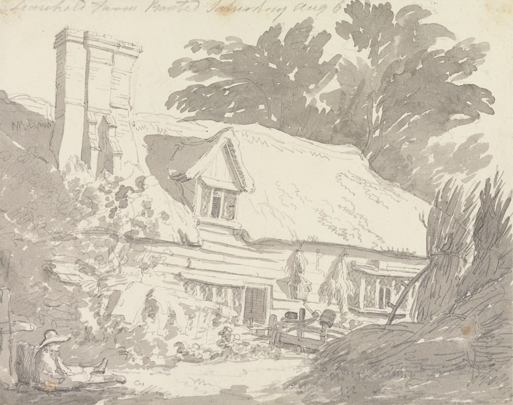 Leasehold Farm Boxted by Джордж Хоуленд Бомонт, 1791 — digital art print download