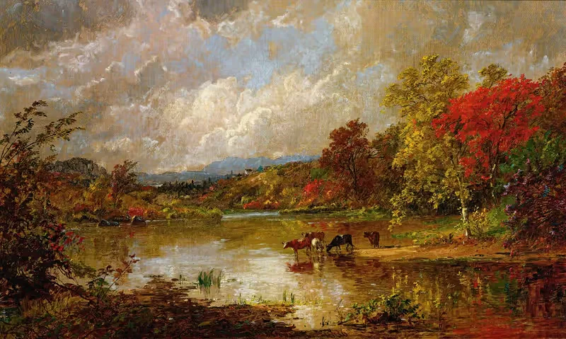 Осенний полдень by Джаспер Фрэнсис Кропси, 1886 — digital art print download