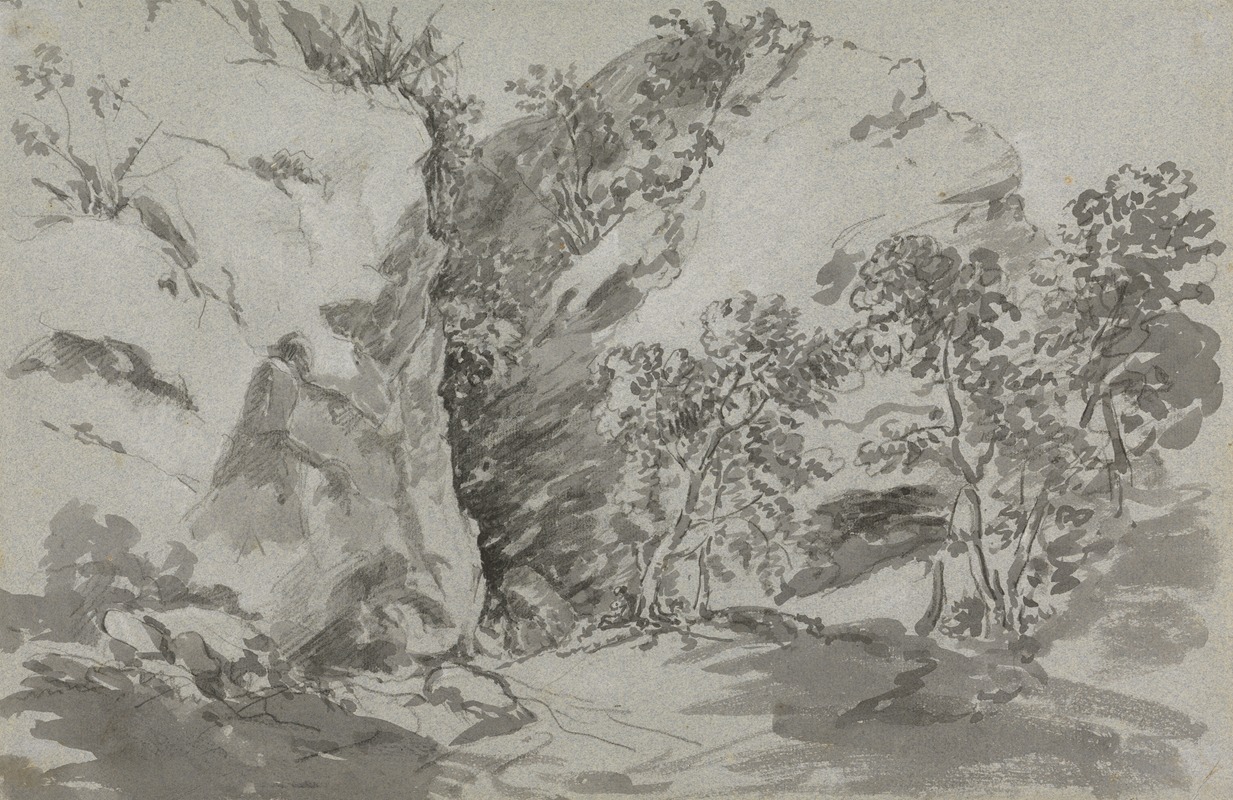 Valley of Gothe by Джордж Хоуленд Бомонт, 1819 — digital art print download