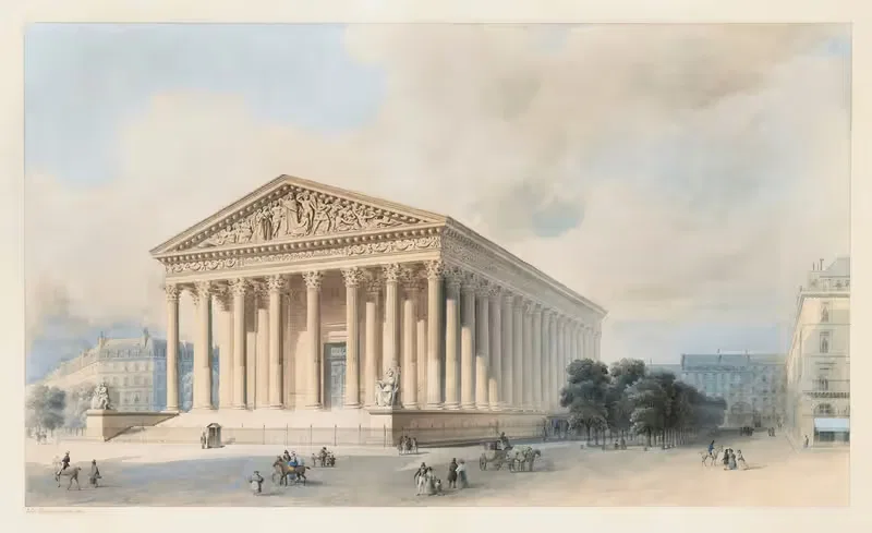 View Of The Madeleine, Paris — Jules-Frédéric Bouchet