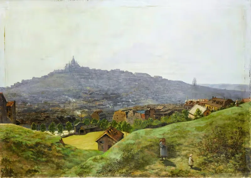 View Of Montmartre, Paris — Lucien Marchais
