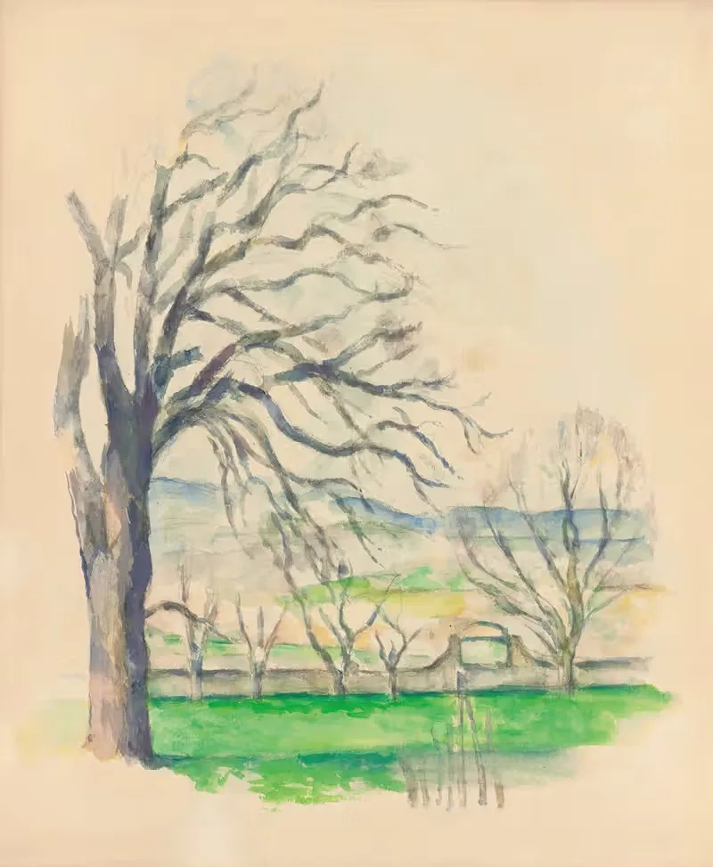 Arbre Dépouillé Au Jas De Bouffan — Paul Cézanne