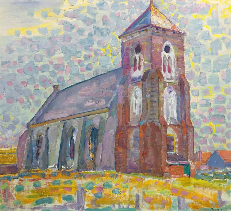 Church In Zoutelande — Piet Mondrian