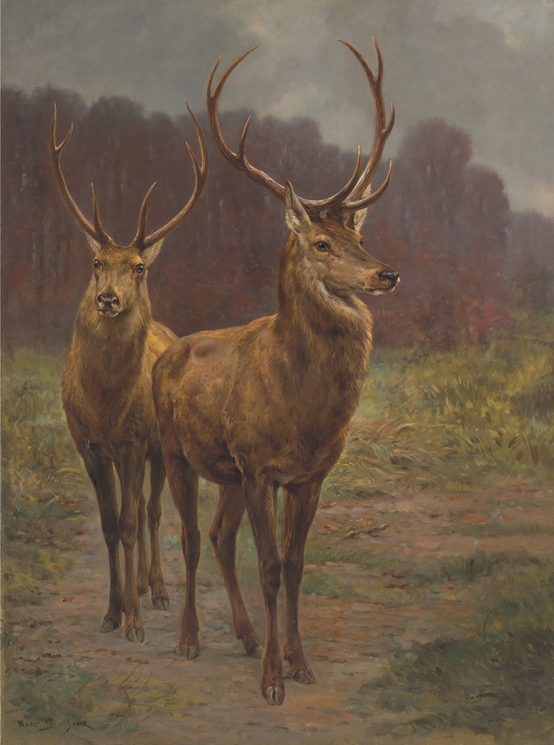Monarchs Of The Forest by Роза Бонёр — digital art print download