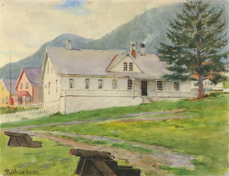 Former Governor's House, Sitka, 1905 — Theodore J. Richardson
