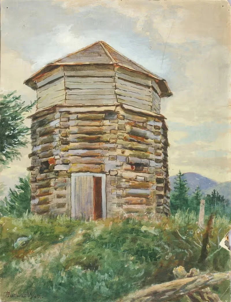 Русский блокхаус, Аляска, 1900 by Теодор Дж. Ричардсон, 1900 — digital art print download