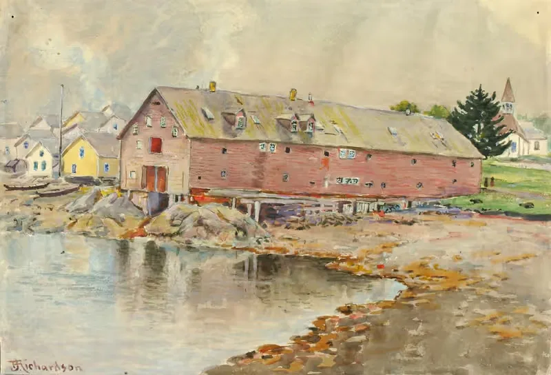 The Old Warehouse, Sitka by Theodore J. Richardson — digital art print download