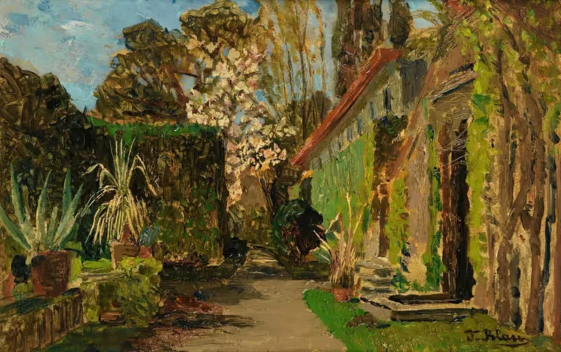 A Mediterranean Garden by Tina Blau — digital art print download