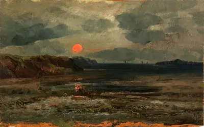 Sunrise Over Fishing Waters–Maine by William Edward Norton — digital art print download