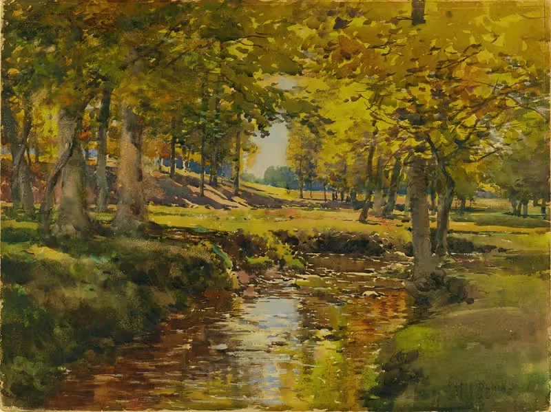 Осень на краю луга by Уильям Генри Холмс — digital art print download