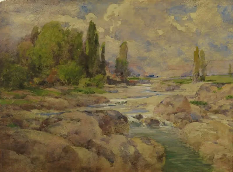 Нормал Рок Крик by Уильям Генри Холмс, 1910 — digital art print download