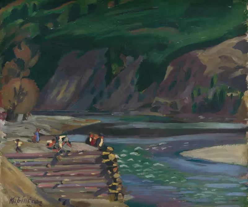 Мотив из Дольного Кубина by Арнольд Петер Вайс-Кубинчан, 1930–1944 — digital art print download