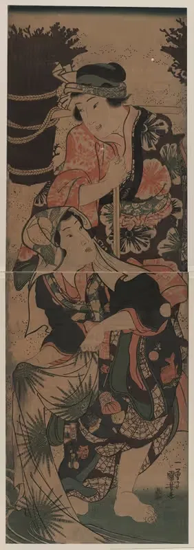 Шибакари и выбор by Утагава Куниёси, 1844 — digital art print download