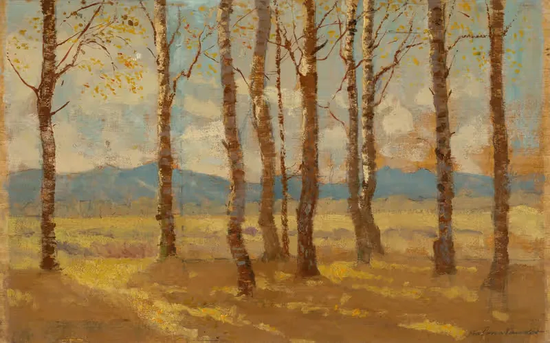 Березы осенью by Фердинанд Катона, 1900–1910 — digital art print download