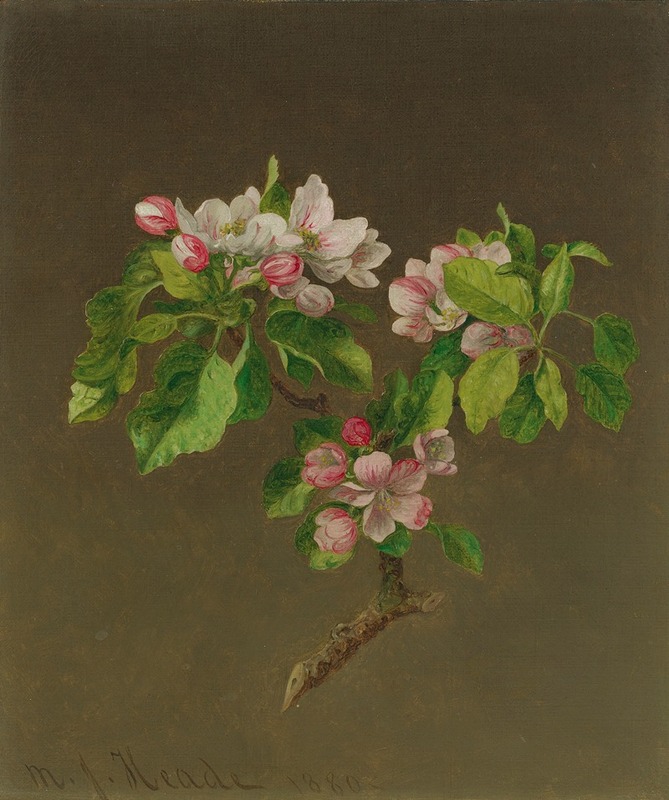 Apple Blossoms by Мартин Джонсон Хид, 1880 — digital art print download