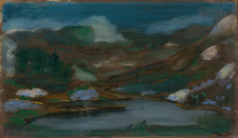 Горный пейзаж by Фердинанд Катона, 1910–1920 — digital art print download