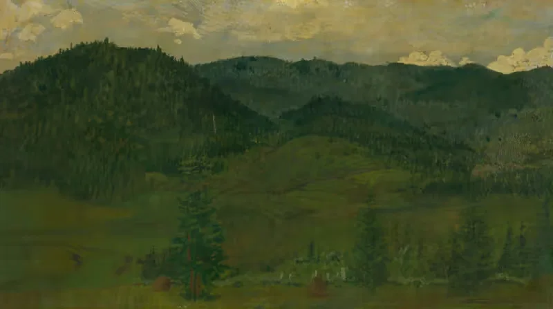 Горный пейзаж by Фердинанд Катона, 1894–1920 — digital art print download