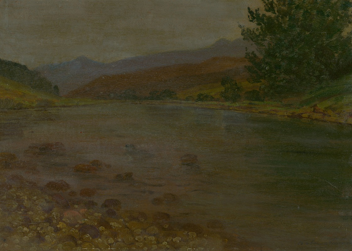 На берегу реки by Фердинанд Катона, 1900–1910 — digital art print download