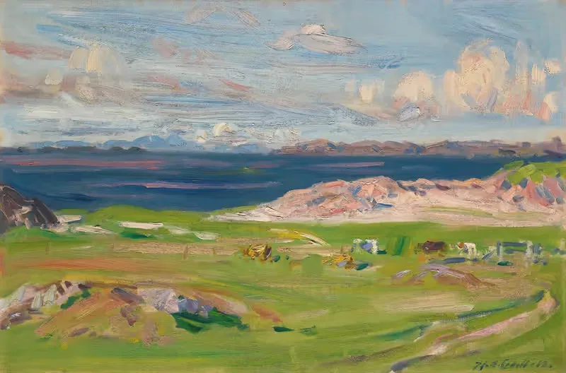 Island Of Rum From Iona — Francis Campbell Boileau Cadell
