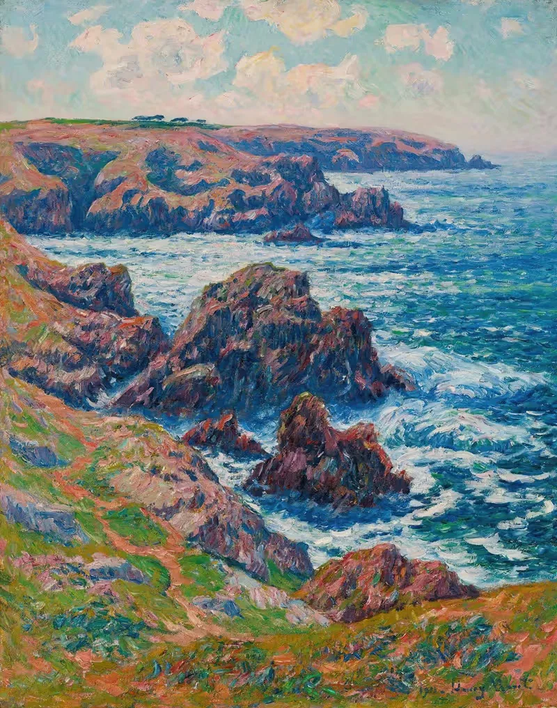 La Terre De Cléden, Point De Raz, Finistère — Henry Moret