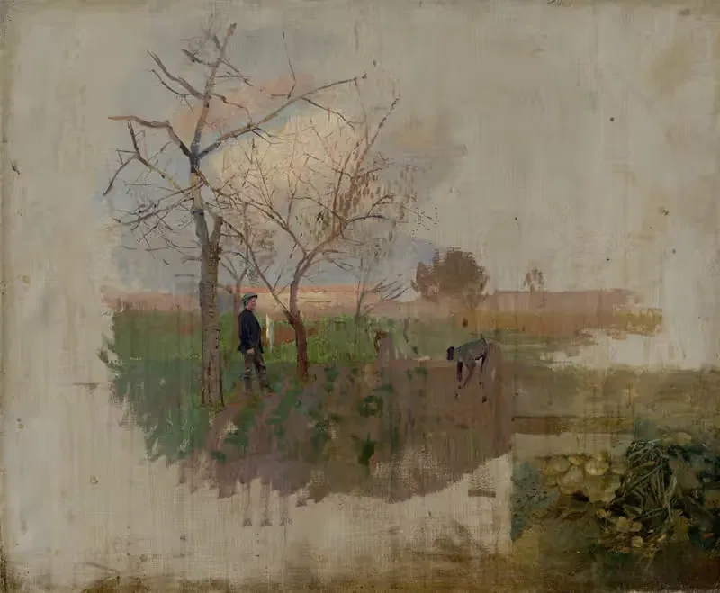 Осень в саду by Ладислав Меднянски, 1873–1874 — digital art print download