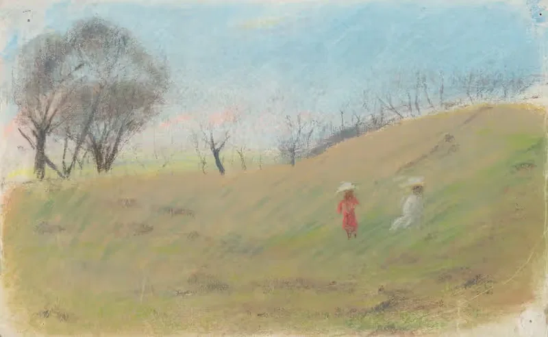 Дети на лугу by Ладислав Меднянски, 1875–1885 — digital art print download
