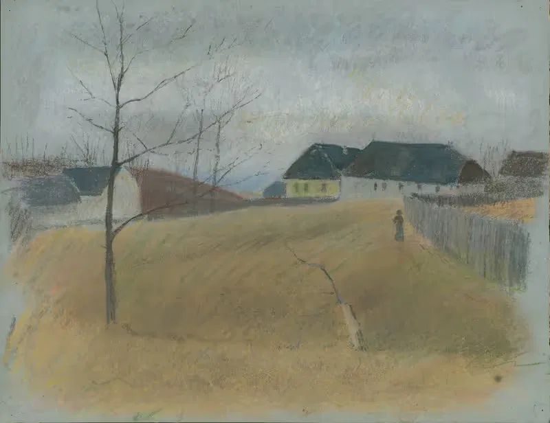 Na konci dediny by Ladislav Mednyánszky, 1875–1885 — digital art print download