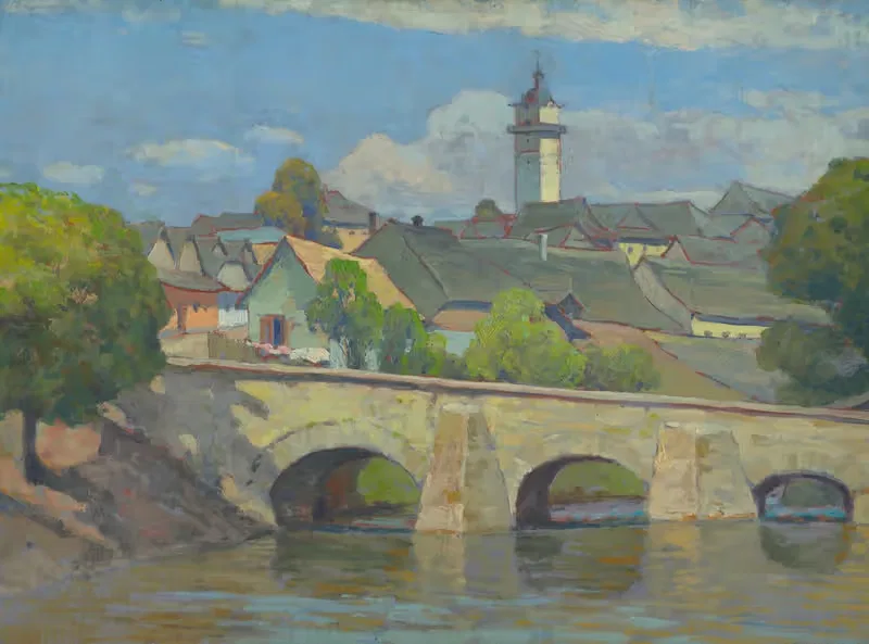 Маленький город в Спише by Людовит Чордак, 1920–1925 — digital art print download