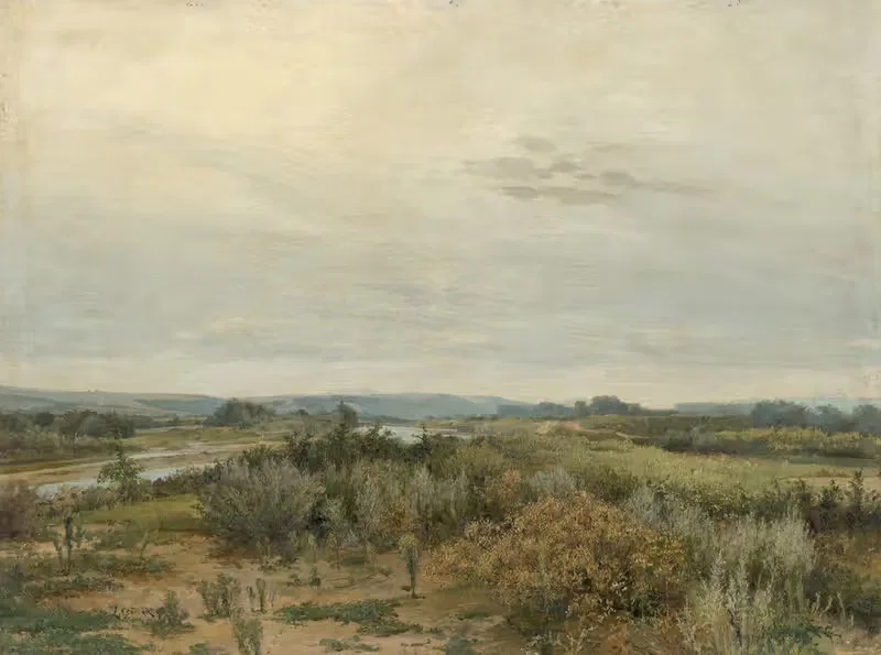Восточнословацкий пейзаж by Людовит Чордак, 1894 — digital art print download