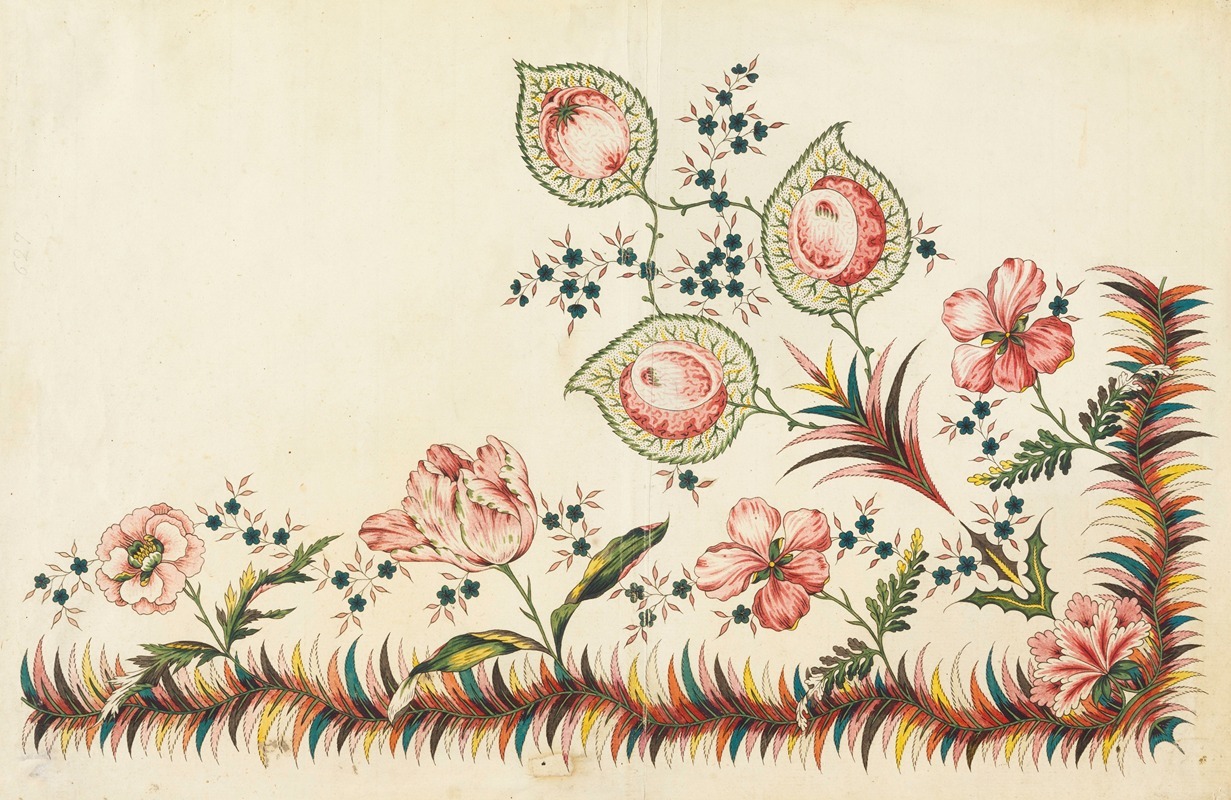 Design for a Printed Border by Аноним — digital art print download