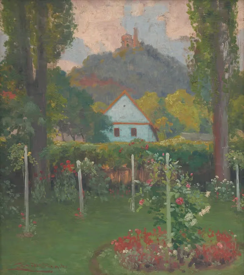 Под Сланецким замком by Людовит Чордак, 1914 — digital art print download