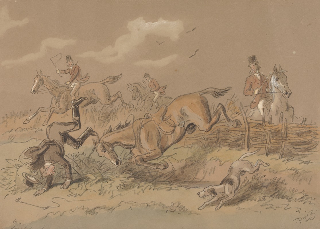 The Sporting Parson; 'Next a Little Low Church' — Hablot Knight Browne