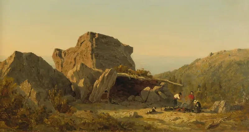 The Camp On Mansfield Mountain, Vermont — Sanford Robinson Gifford