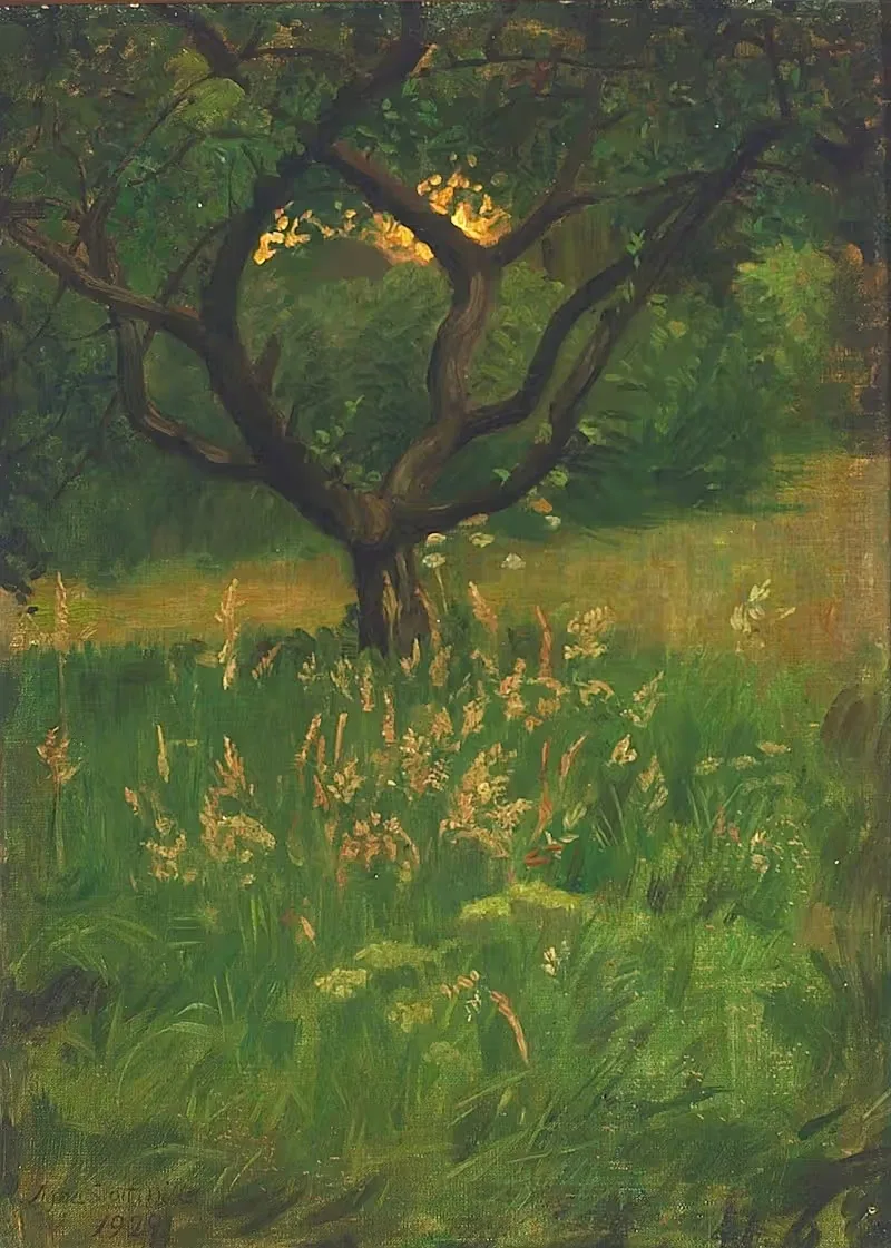 Вид на сад by Агнес Слотт-Мёллер, 1929 — digital art print download