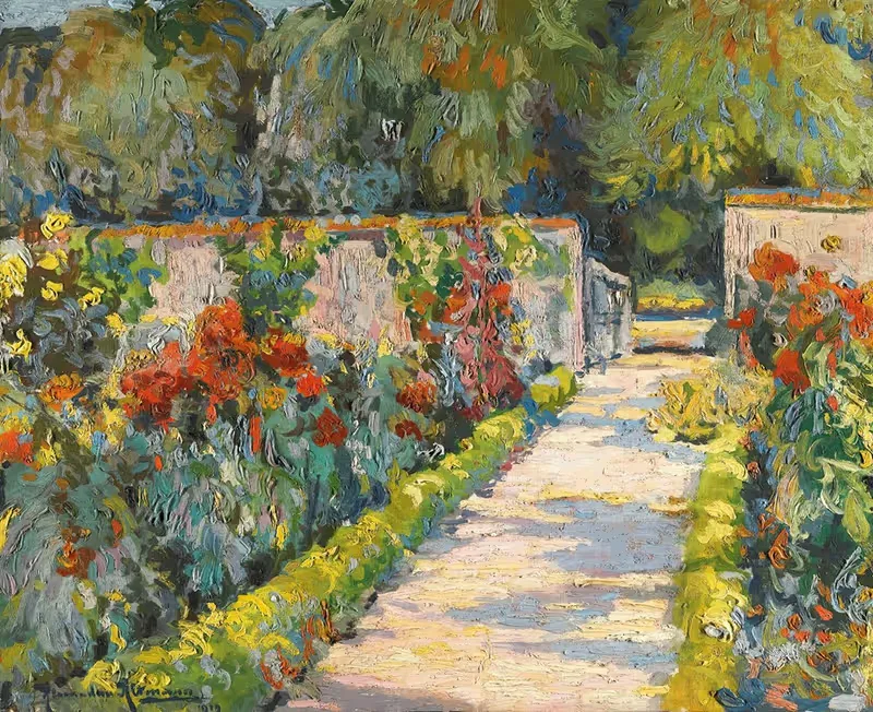 Солнечный сад by Александр Альтман, 1919 — digital art print download