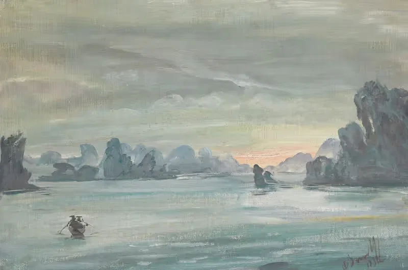 Залив Ха Лонг, Вьетнам by Александр Жаковлев, 1932 — digital art print download
