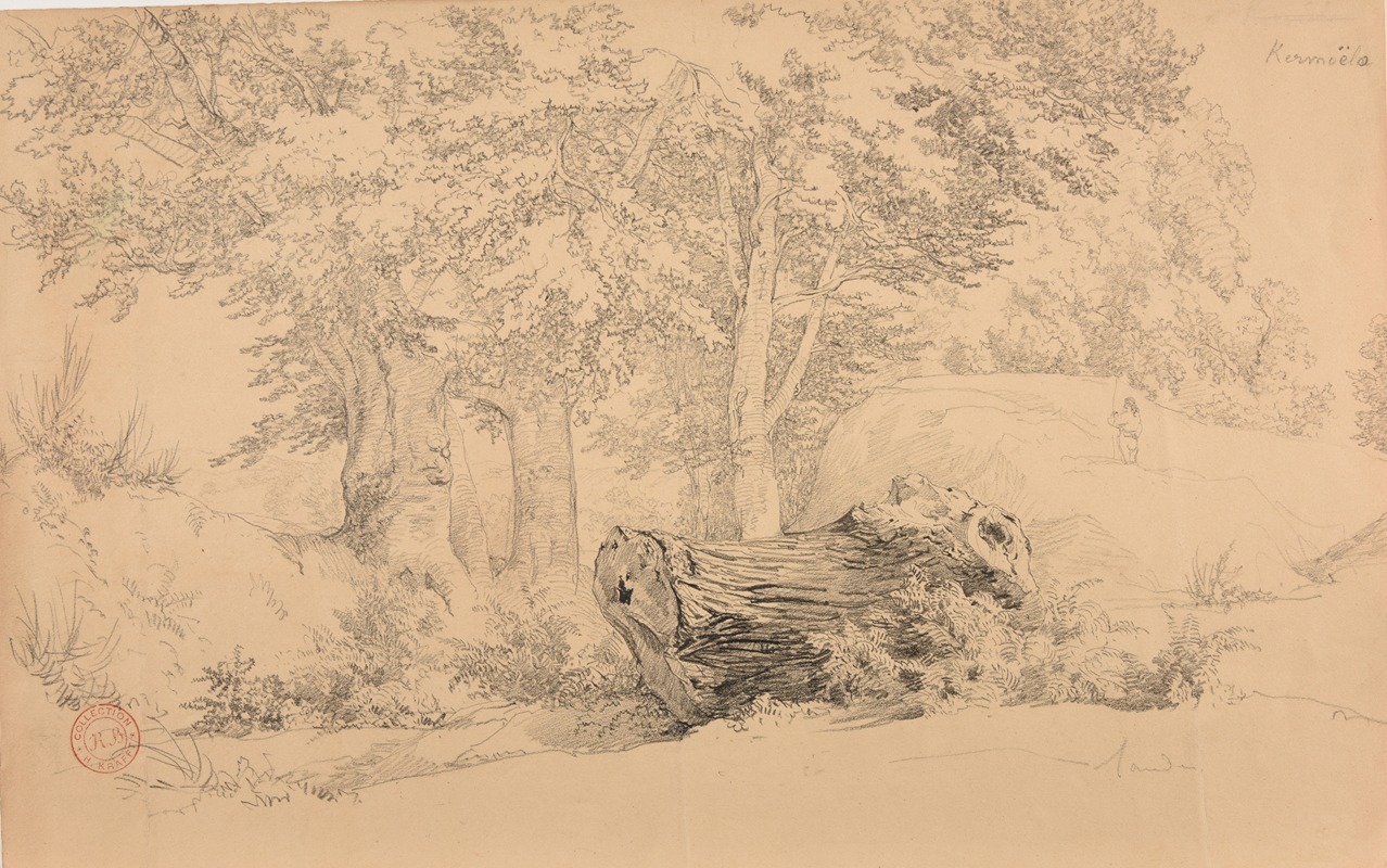 Bois à Kermoëlo by Жак-Раймон Брассас — digital art print download