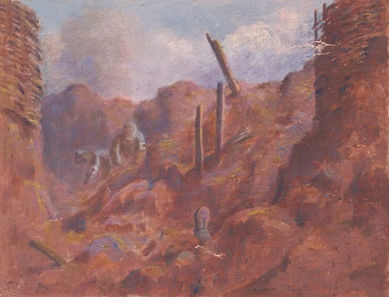 С Итальянского фронта III. by Дезидер Чёльдер, 1914–1918 — digital art print download