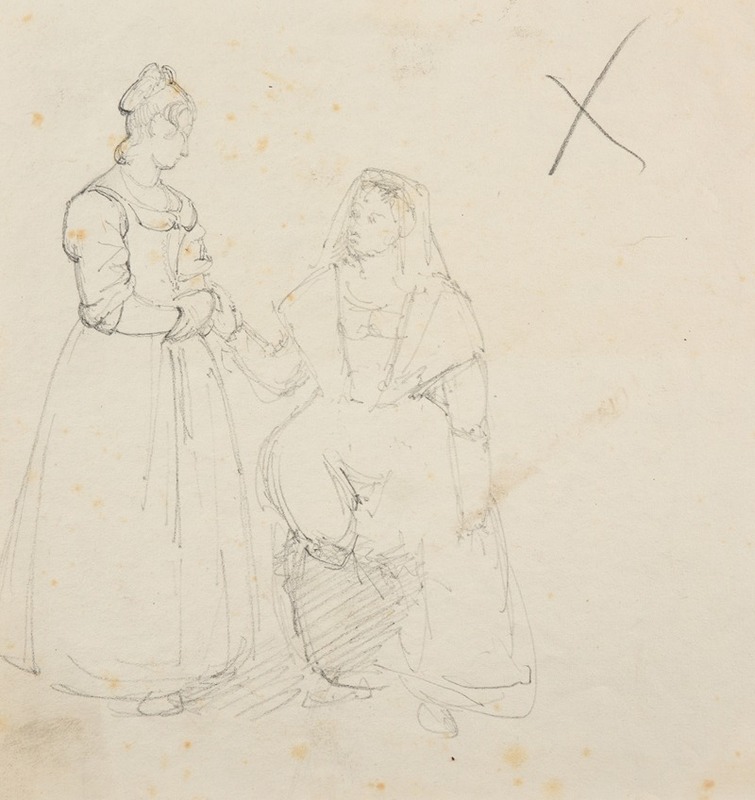 Deux études de femmes — Jacques-Raymond Brascassat