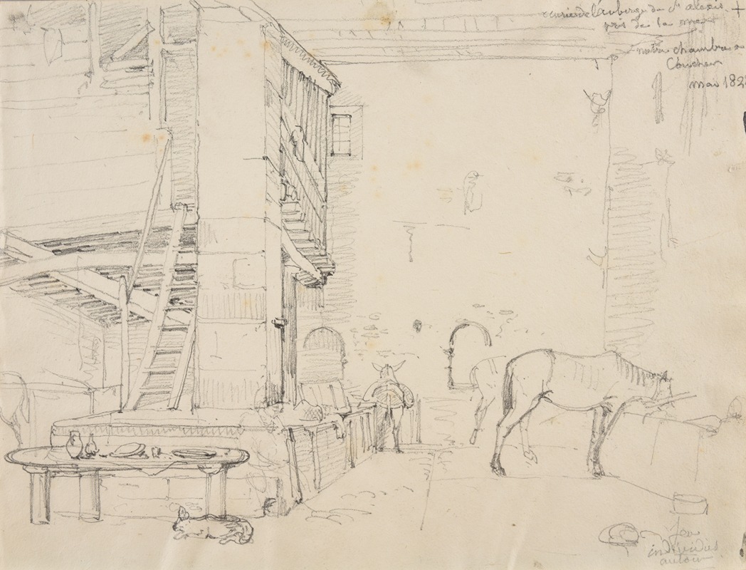 Écurie de l'auberge Saint-Alexis — Jacques-Raymond Brascassat
